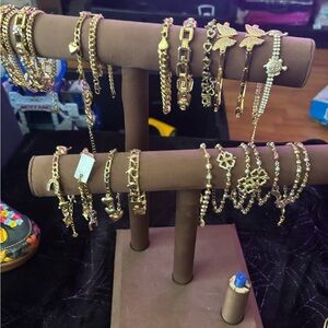 Elegant Gold-Tone Women's Bracelets
